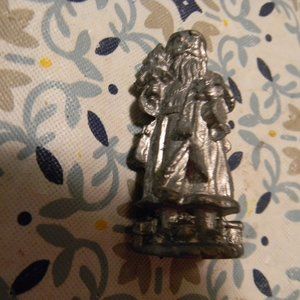 Vintage Lead Santa Figure